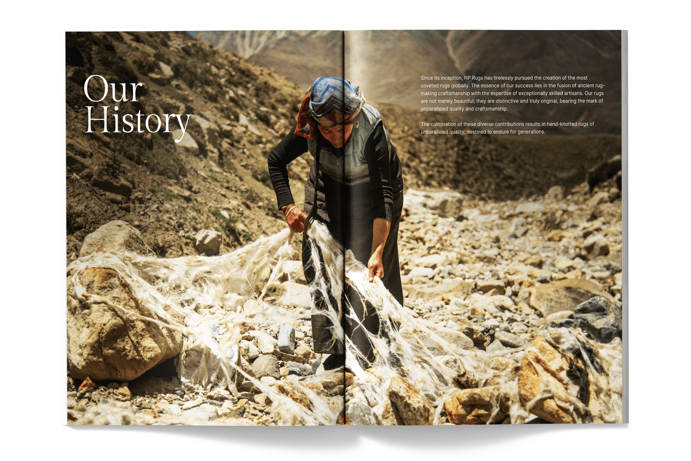 The NP Rugs trade catalogue
