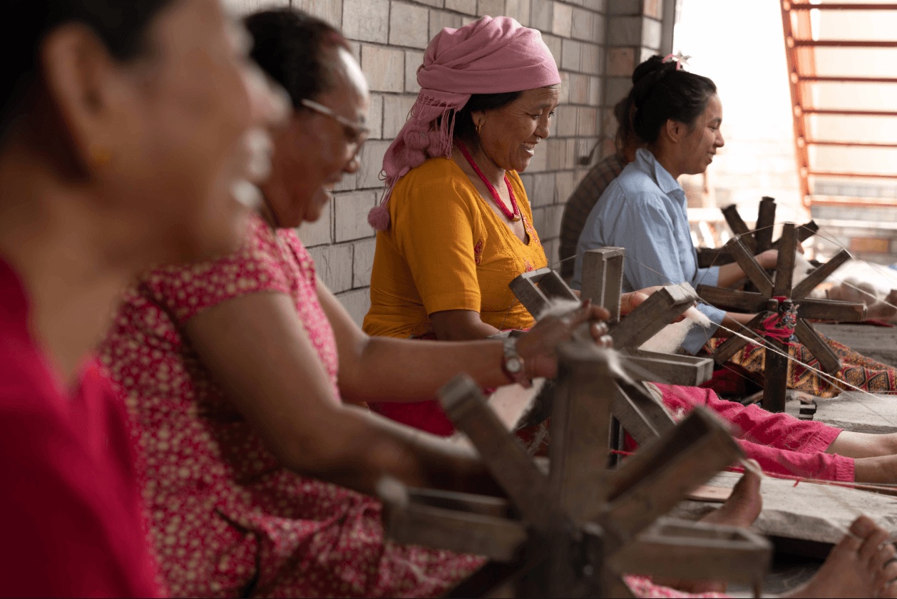 NP Rugs artisans at work